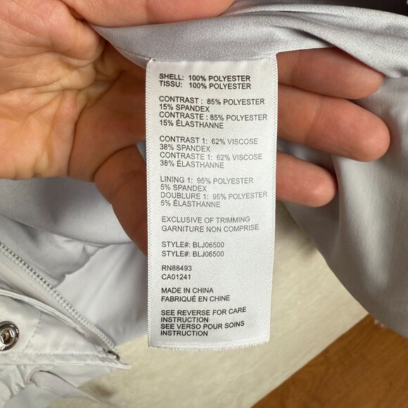 Blanc Noir Size M Skyfall Camo-Print‎ Aviator Jacket in New Grey Camo Outdoor - Picture 7 of 14